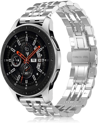 Reloj para Samsung Gear S3 Frontier/S3 Classic/Galaxy 46 mm correa de acero inoxidable - Imagen 24 de 24