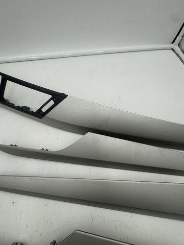 2014 Bmw E84 X1 Interior Console Dash Satin Silver Trim Decor Strip Set OEM Used - Picture 3 of 11