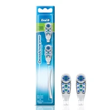 Oral B ORIGINAL Cross Action Battery Toothbrush Replacement Brush Heads 2 Refill