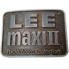 Lee Maxi II Belt Buckle Oil Filters Packs More Protection Advertising Promotiona