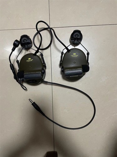 Comtac XPI Army Brown Communication Noise Reduction Tactical Headset In Stock - Picture 4 of 10