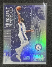 JOEL EMBIID!!  2022-23 NBA Hoops Frequent Flyers WINTER HOLO SP PARALLEL!!  Rare