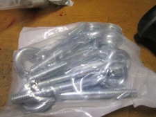 3/8"-16 x 3" Shank Length x 1-1/2" Thread Length x 4-1/2" OAL Zinc Steel QTY 10