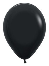 Sempertex Deluxe Black 11" Latex Balloons 100ct
