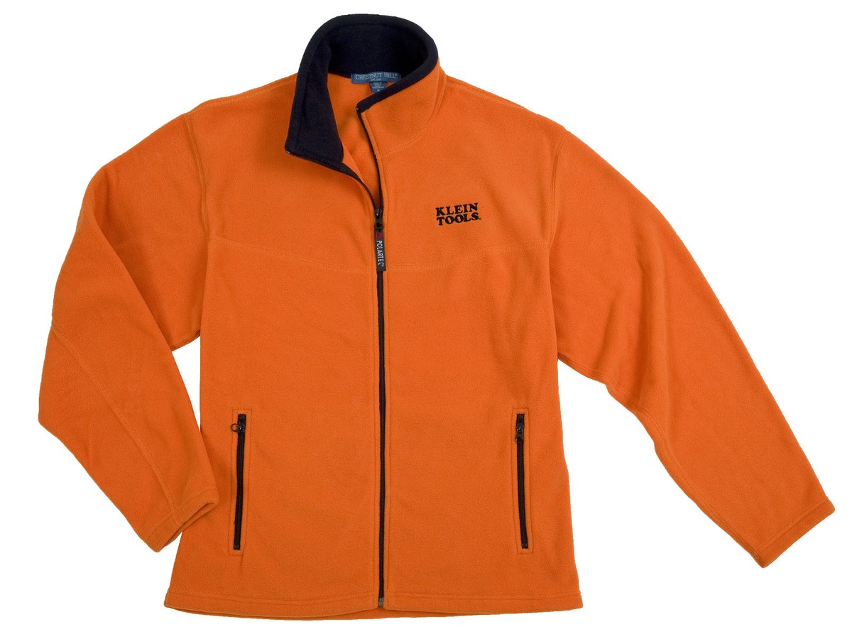 Klein Tools 96612ORG-S Klein Fleece Jacket - Orange (S) | eBay