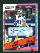 2021 Classics Significant Signatures Autograph #191 Simi Fehoko RC Cowboys