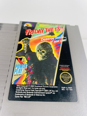 Friday the 13th -- NES Nintendo Original Classic Authentic Game