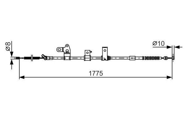 Handbremsseil Toyota T. Prius 1.5 03-09 LE-image