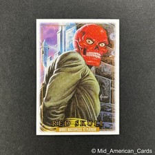 Red Skull #80 Canvas Parallel 2024 Marvel Masterpieces ‘92 Platinum