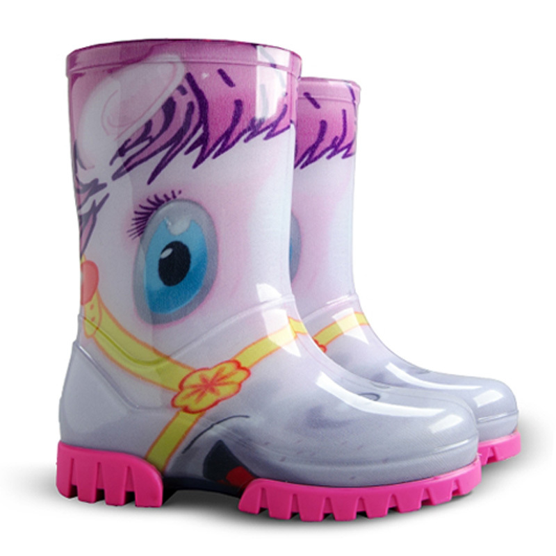 Regenstiefel Für Kinder - Wasserdicht & Rutschfeste Gummistiefel Mit Cartoon-Design