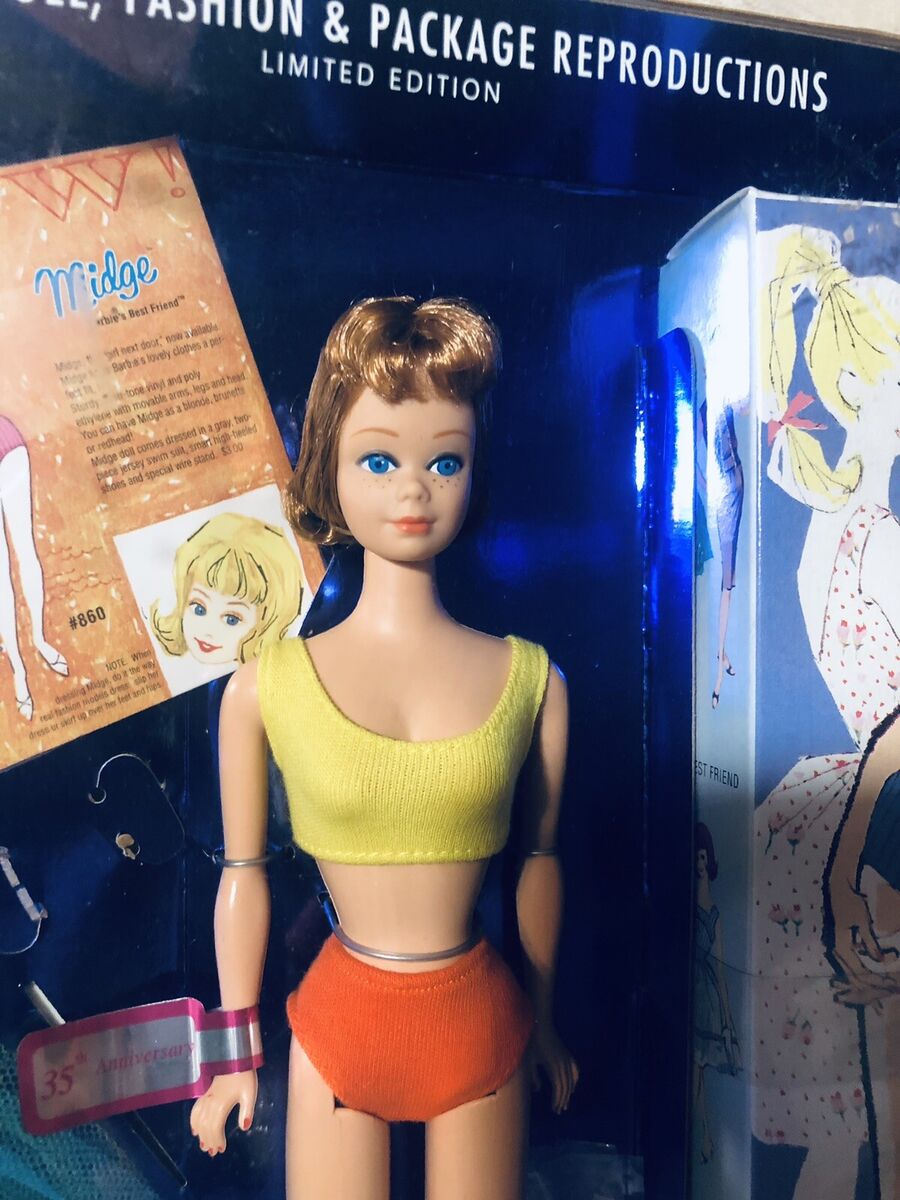 35th Anniversary Midge Senior Prom Barbie 1963 Reproduction 35th Anniversary Midge Senior Prom Barbie 1963 Reproduction