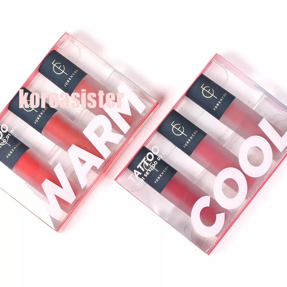 afdeling offset Konijn FORENCOS Mini Settoo Tattoo Velvet Matte Lip tint 1.6g 3 Color Longlasting COMBO | eBay afdeling offset Konijn FORENCOS Mini Settoo Tattoo Velvet Matte Lip tint 1.6g 3 Color Longlasting COMBO | eBay