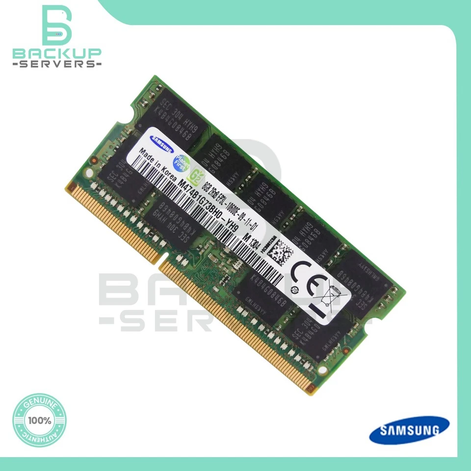 M474B1G73BH0-YH9 Samsung 8GB DDR3-1333 PC3-10600 204-Pin 2Rx8 Unbuffered Memory - Image 2 of 3