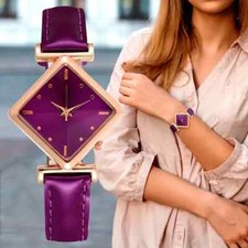 Elegant Timepiece for Women Rhombus Pointer Quartz Watch with Retro Fashion Gift