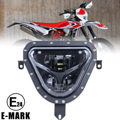 E-mark LED Headlight High Low For BETA RR 2T/4T Xtrainer RR Racing Enduro 99-19