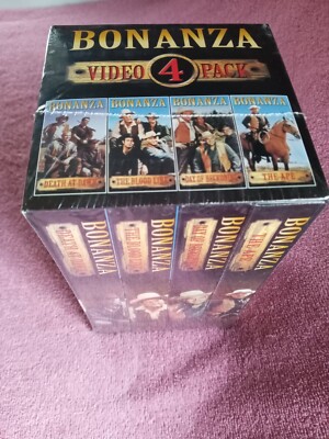 その他 Bonanza [VHS] Sealed New VHS 4 Pack Bonanza TV Show Michael Landon Lorne