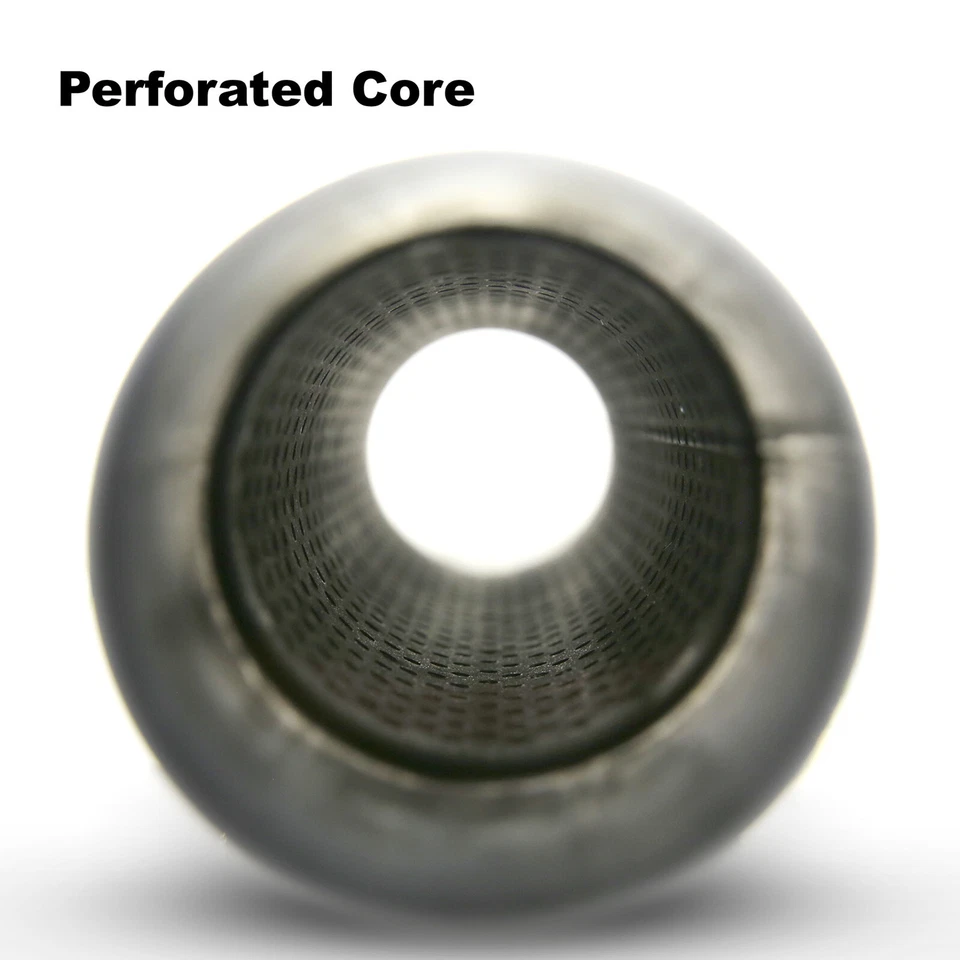 TitanFlowRacing Titanium 2.5" Race Resonator Muffler 19" OAL Perforated Core - Image 3 of 4