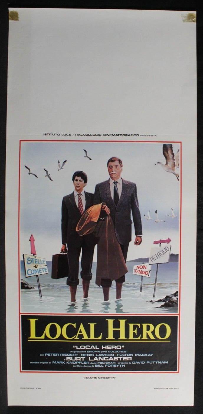 Locandina originale film Local Hero (1983) - Regia di Bill Forsyth