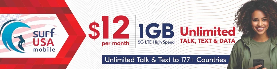 USA prepaid sim with data and Calling Roaming to Worldwide 177 countries  - Image 2 of 4