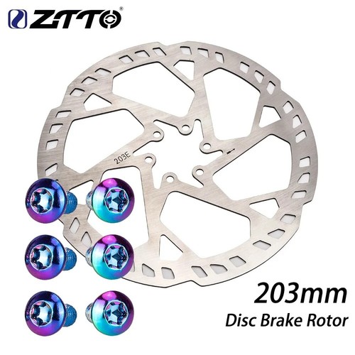 MTB E-Bike 2,3mm Scheibenbremsscheibe dick 160/180/203/220mm Super Steifigkeit 6Bolt - Bild 11 von 14