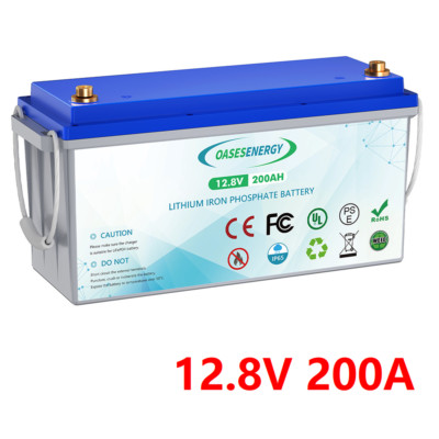 LiFePO4 Akku 12V 200Ah Plus Lithium Batterie 200A BMS für Solar 0% MwSt.