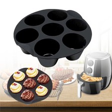 Stampi per Friggitrice ad Aria in Silicone 18/21 Cm per Cupcakes Muffin Backf?rmchen H