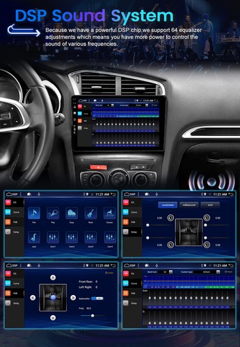 Für Citroen C4 II DS4 2011-2018 Car Play Autoradio Android 14 GPS Navi 6GB+128GB - Bild 8 von 17