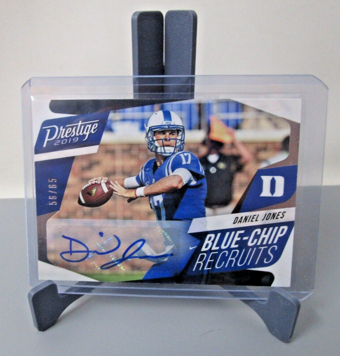 Daniel Jones Panini Prestige Blue-Chip Recruits #BCDJ Autograph-Bronze Xtra Points