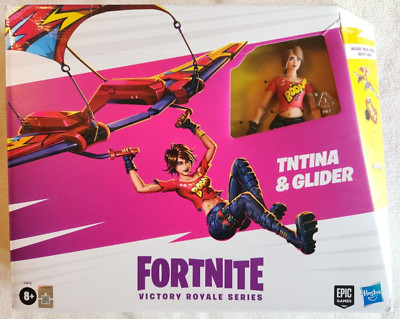 Fortnite TNTINA & Glider Toy Epic Games Victory Royale Series New