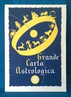 Grande carta astrologica. 68x48 cm. Astrologia Lettura oroscopo. Edit. Ultra '50
