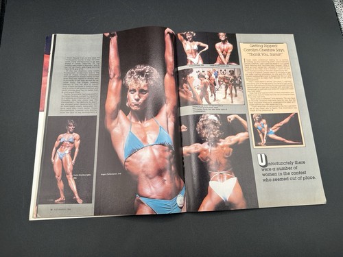 VINTAGE FLEX Bodybuilding Magazine / Mr. Olympia Samir Bannout / MARCH 1984 - Picture 14 of 15