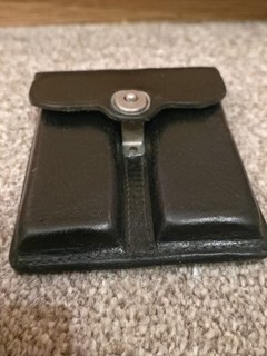Original M1911A1 Pistol Magazine Pouch Black Leather 1951 Date