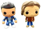 Supernatural Castiel #95 & Sam Winchester #46 Funko Pop! Vinyl Figures Loose