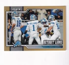 Detroit Lions 2026 TOPPS FLAGSHIP TEAM CARD GOLD BORDER #1158/2026 GOFF GIBBS +