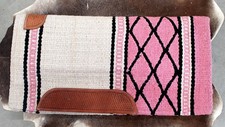 Wool Western Show Horse Trail SADDLE PAD Rodeo Blanket Tack 3884