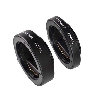 2pcs Macro Extension Ring Set For Sony E-Mount Camera 10mm 16mm AF Adapter