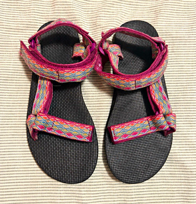 Teva Original Universal Women s Size 6 Multicolor Geometric Sport Sandals