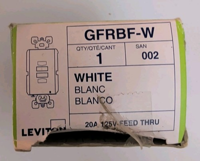 #ad #ad Leviton GFRBF W Faceless GFCI 20 Amp Self Testing SmartlockPro® $20.00