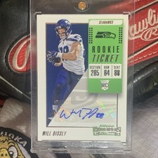Contenders Rookie Ticket 2018 Will Dissly  Auto SEATTLE SEAHAWKS🔥UNK  WILL