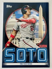 2021 Topps Series 2 Juan Soto Highlights SP Insert #JSH-29 Blue Parallel