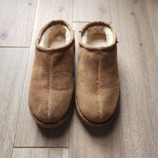 Bear Paw Brown Slipper Girls Size Four