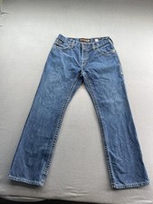 Ariat FR M5 Slim Straight Jeans Mens 34x32 Blue Flame Resistant Work Denim CAT2