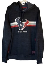 NFL Team Apparel Houston Texans Pullover Hoodie LG Sweatshirt Embroidered Logo