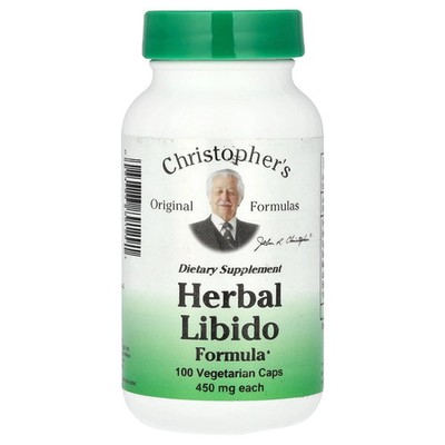 2 X Christopher's Original Formulas, Herbal Libido Formula, 100 Vegetarian Caps