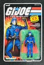 Super7 GI Joe O-Ring Reaction Figure.Cobra Commander Cartoon Version. Unpunched
