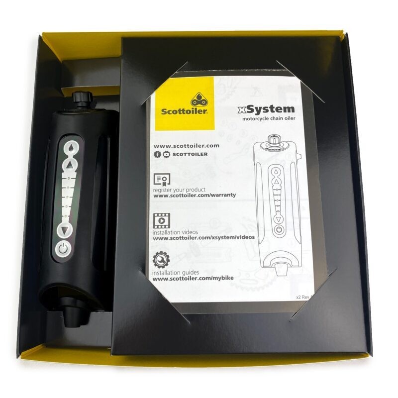 Scottoiler xSystem 3.0 protégez votre chaîne moto de la chaleur et de l'usure prématurée