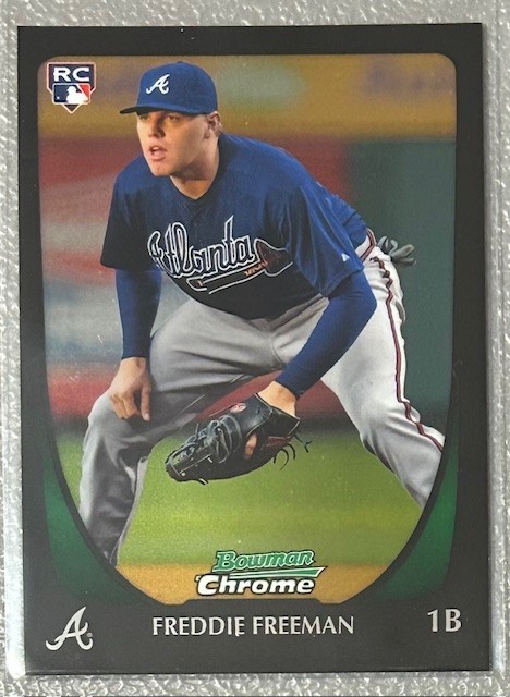 2011 Bowman Chrome #185 Freddie Freeman Rookie (RC) - Braves