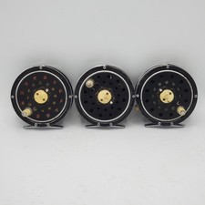 3x Unknown Pflueger Style Fly Fishing Reels - Vintage, Made in Japan