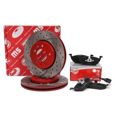 Bremsscheiben + Bremsbeläge vorne für AUDI A2, A3; SEAT LEON, TOLEDO; SKODA; VW