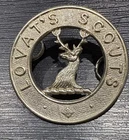 Old Original Vintage Antique Military Cap Hat Badge. WW1. WW2. Lugs  R3